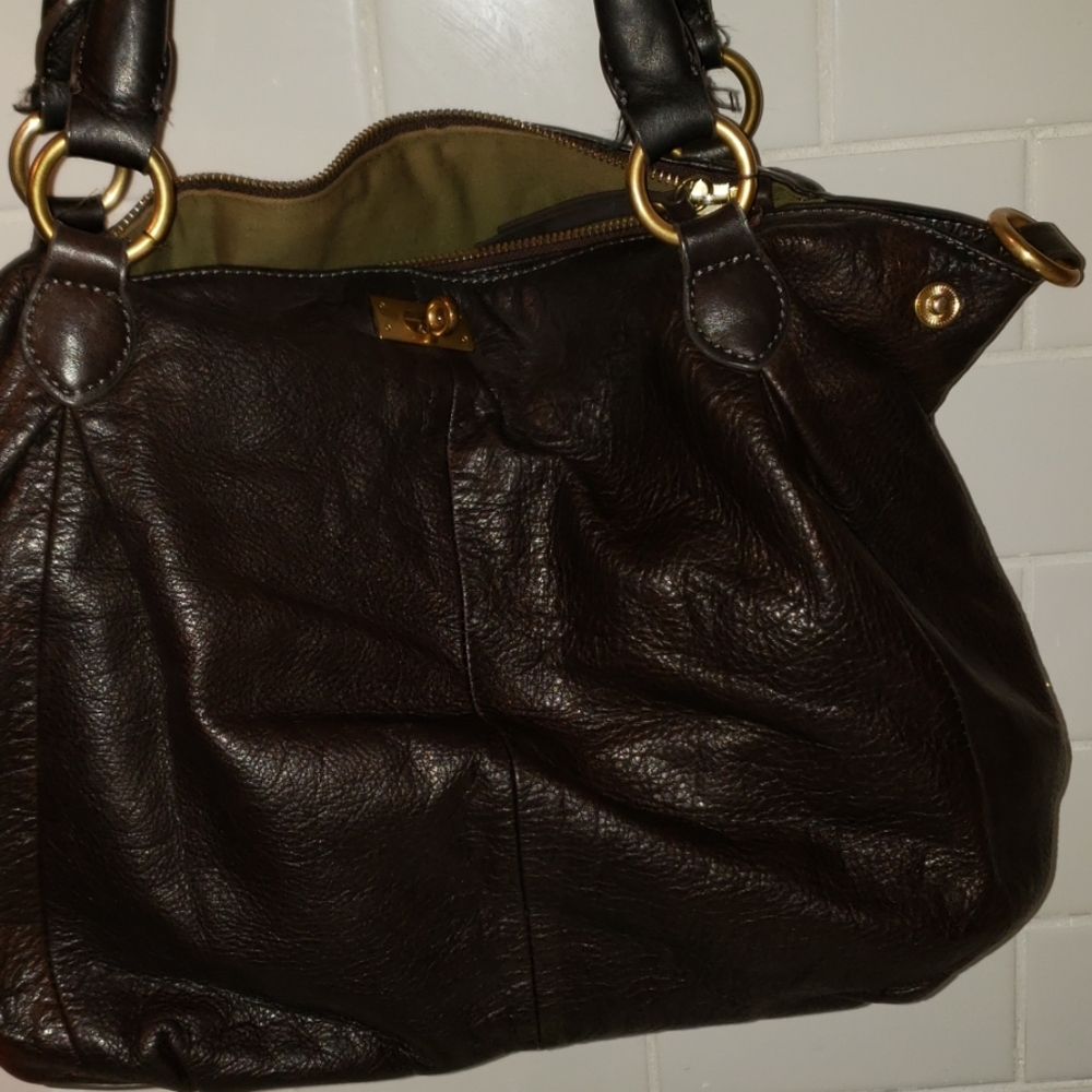 J. Crew 100% leather handbag